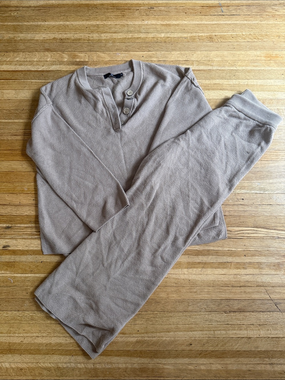 2 Piece Oversized Slouchy Matching Lounge Set, Size M